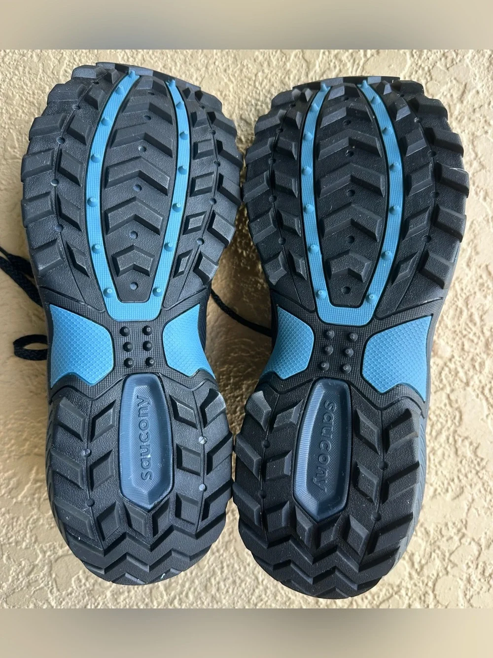 Saucony Excursion TR16 Blue Black Trail Running Shoes Men’s Size 11 Wide in VGC